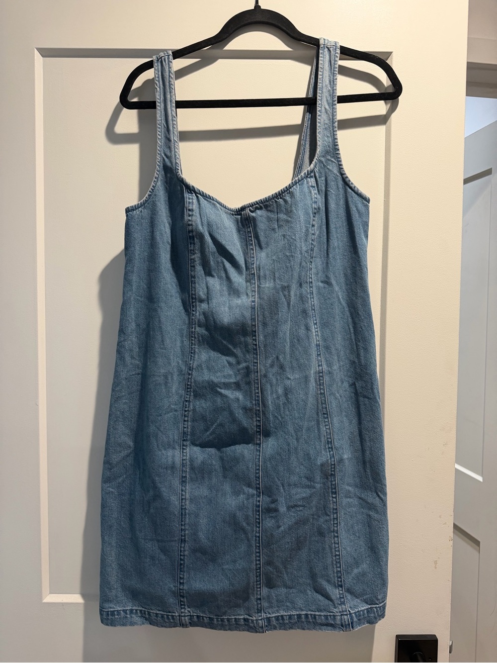 Show Me Your MuMu Light Blue Denim Mini Dress - Picture 6 of 6